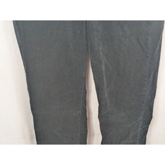 J. Crew Full Length Straight Corduroy Pants Black Women's Size 29 - Picture 3 of 14